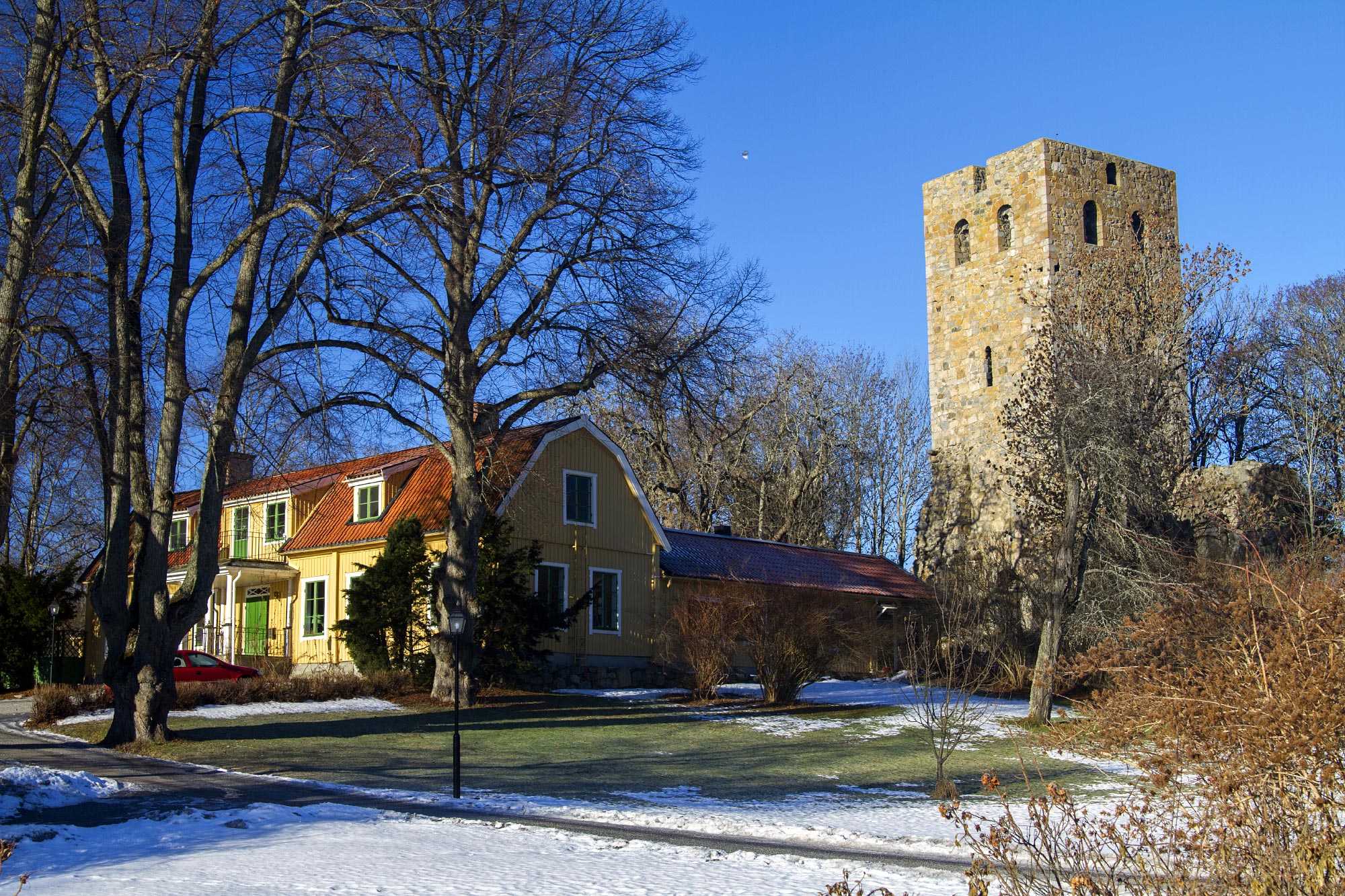 St Pers ruin and Sigtuna vicarage